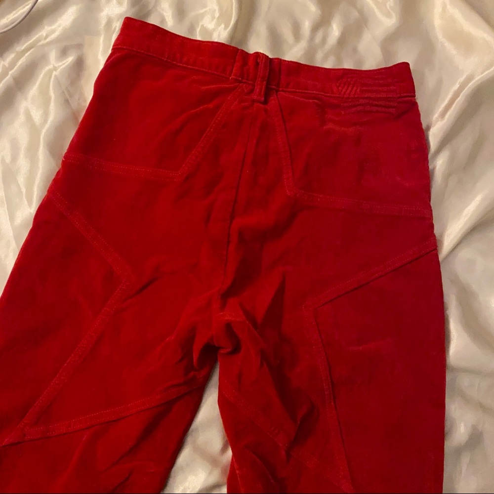 Revice red velvet star jeans